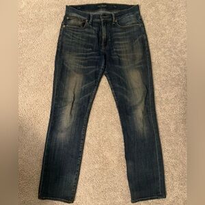 NWOT WOMENS LUCKY BRAND STRAIGHT LEG JEANS BEAUTIFUL MARKINGS AND WHISKERING